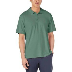 NEW Kirkland Signature Men's M Performance Polo Shirt Green